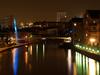 Riverside Leeds by night